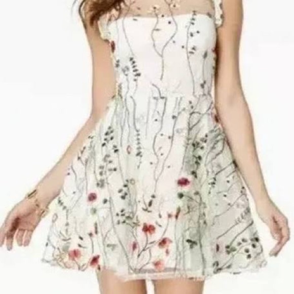 City Studio Dresses & Skirts - CITY STUDIO | Floral-Embroidered Dress